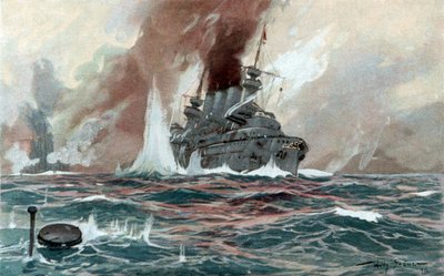 U-Boot, ca. 1905 von Willy Stöwer
