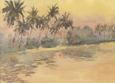 617 Sonnenaufgang, Nebel steigt auf von Wilson Clive