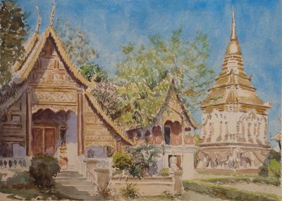 878 Wat Chiang Man, Chiang Mai von Wilson Clive