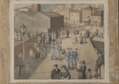 Verlassen der Munitionsfabrik von Winifred Knights