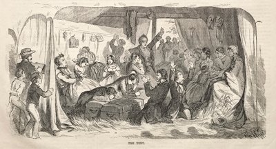 Camp-Meeting-Skizzen: Das Zelt von Winslow Homer