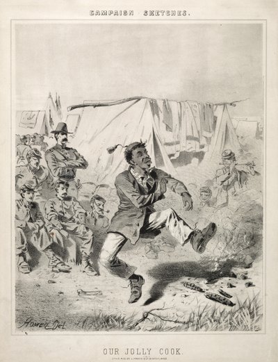 Kampagnenskizzen: Unser fröhlicher Koch, 1863 von Winslow Homer