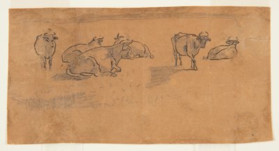 Kühe auf einer Weide von Winslow Homer