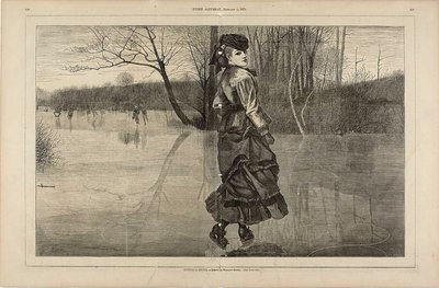 Eine Figur schneiden von Winslow Homer