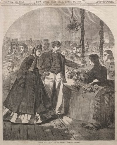 Blumenabteilung der Großen Messe von Winslow Homer