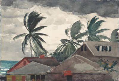 Hurrikan, Bahamas von Winslow Homer