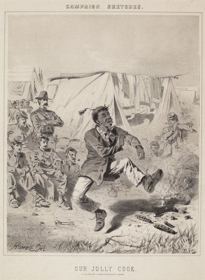 Unser fröhlicher Koch (Kampagnenskizzen) von Winslow Homer