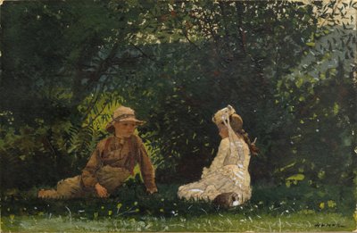 Szene auf Houghton Farm, 1878 von Winslow Homer