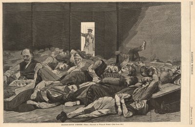 Obdachlose im Polizeirevier, aus Harper von Winslow Homer
