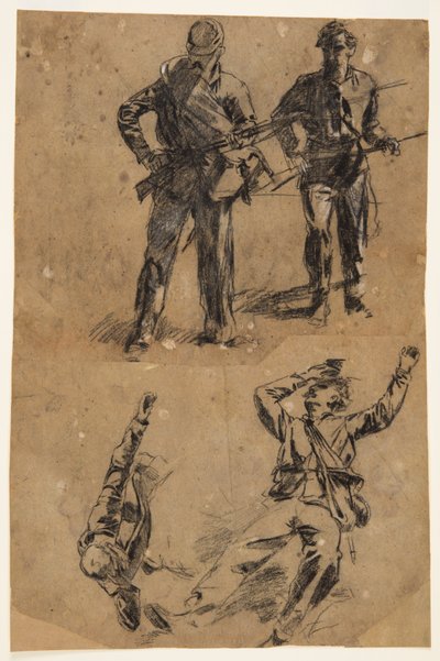 Studien von Soldaten von Winslow Homer