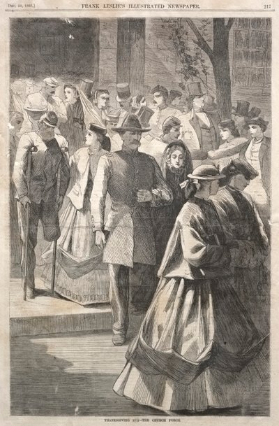 Erntedankfest - Die Kirchentür von Winslow Homer