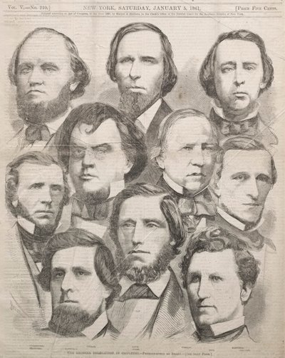 Die Delegation von Georgia im Kongress von Winslow Homer