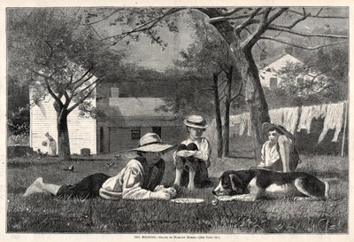 Die Mittagspause, 1873 von Winslow Homer