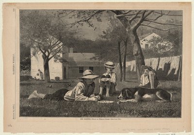 Mittagspause, aus Harper von Winslow Homer