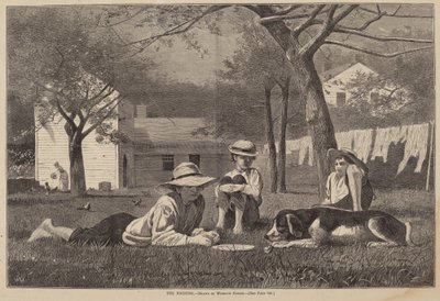 Die Mittagspause, veröffentlicht 1873 von Winslow Homer