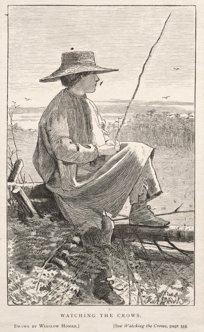Die Krähen beobachten, 1868 von Winslow Homer