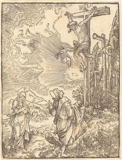 Die Kreuzigung von Wolf Huber