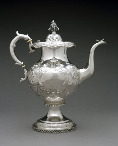 Teekanne, ca. 1845-1872 von Wood and Hughes (attr.to)