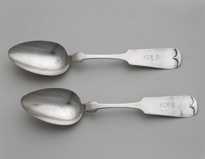 Dessertlöffel, ca. 1860-1870 von Wood and Hughes