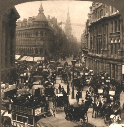 Cheapside, London, 1896 von Works and Sun Sculpture Studios