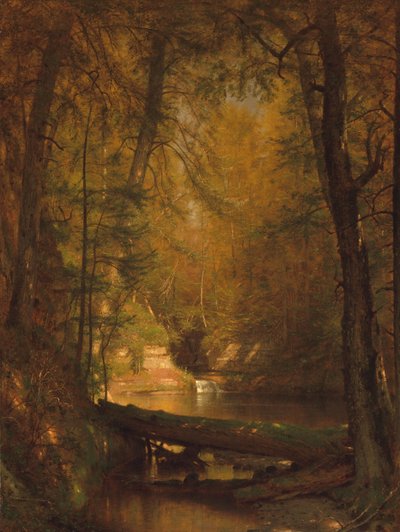 Der Forellenteich, 1870 von Worthington Whittredge