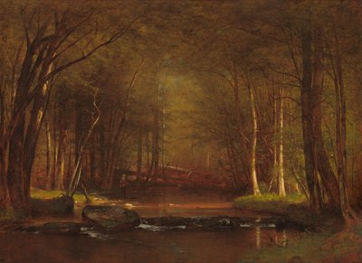 Forellenbach in den Catskills von Worthington Whittredge