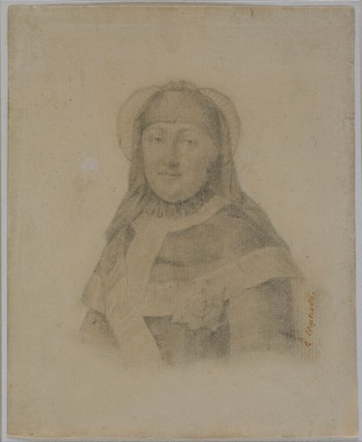 Katharina II. in Trauer, 1762 von Yefgraf Petrovich Chemesov