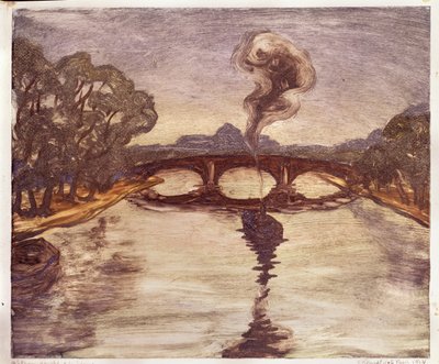 Ein Boot auf der Seine von Yelisaveta Sergeyevna Kruglikova