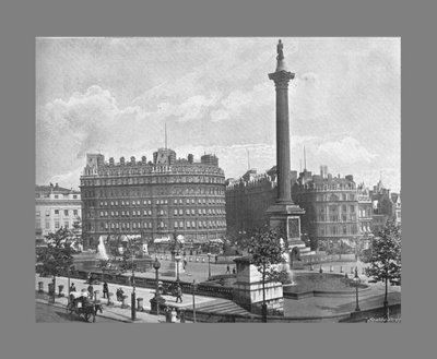 Trafalgar Square, London, um 1900 von York and Son