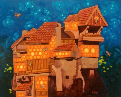 Bienenhaus, 2023 von Yue Zeng