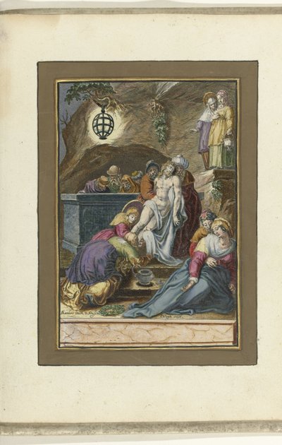 Grablegung von Zacharias Dolendo