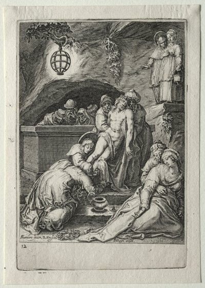 Passionszyklus: Beisetzung Christi von Zacharias Dolendo