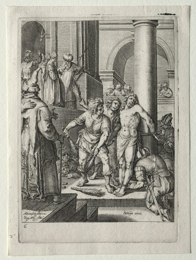 Passionsreihe: Geißelung Christi von Zacharias Dolendo