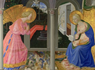 Die Verkündigung, ca. 1440 von Zanobi Strozzi