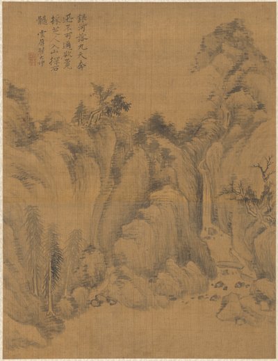 Landschaft, 1775 von Zhai Dakun