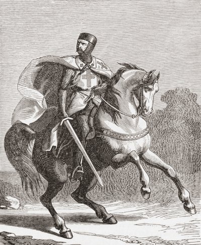 Ein Soldat der Tempelritter. von . .