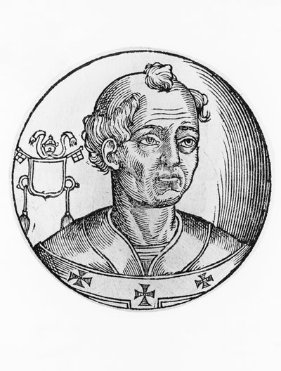 Porträt von Anastasius III (gestorben 913) von William Walcutt