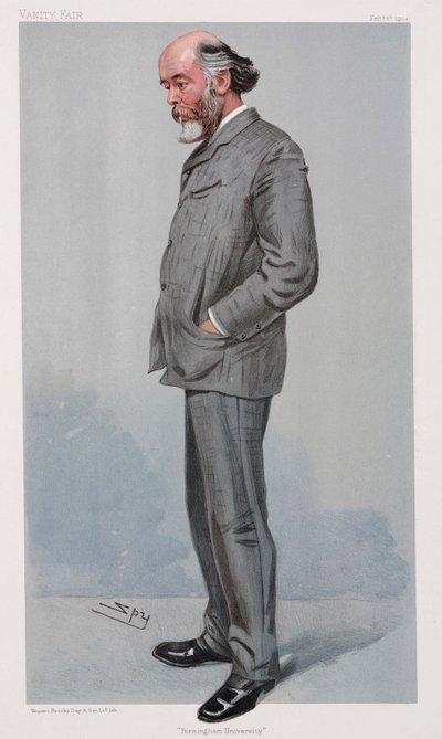 Sir Oliver Lodge, englischer Physiker von Henry Charles Fehr