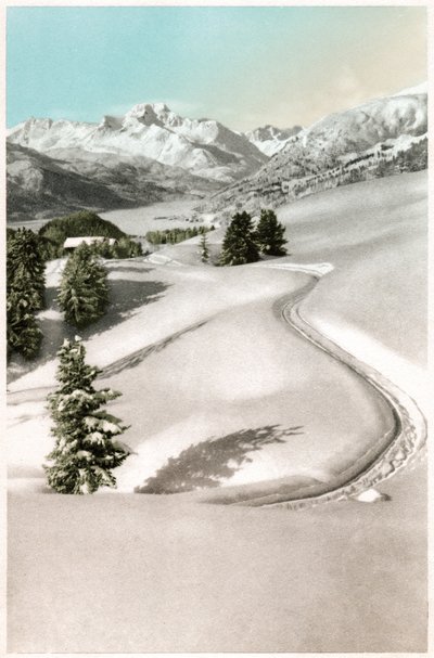 St. Moritz, ca. 1930 von . .