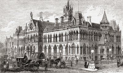 Die Manchester Assize Courts, Manchester, England von . .