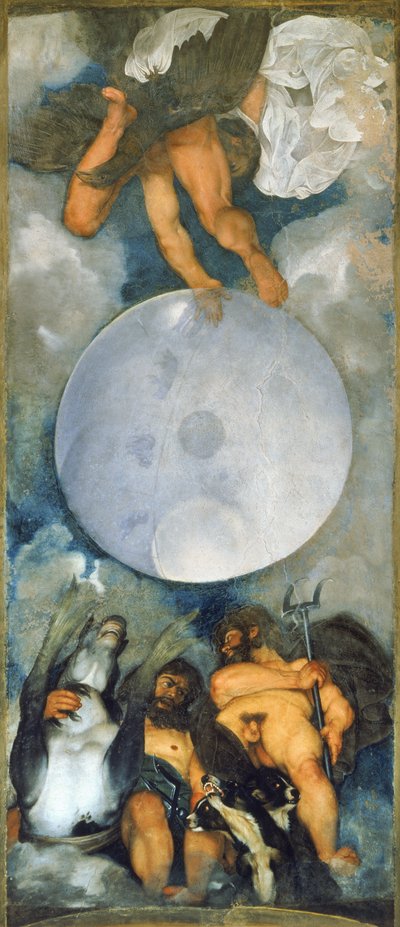Giove, Nettuno e Plutone von Michelangelo Merisi da  Caravaggio