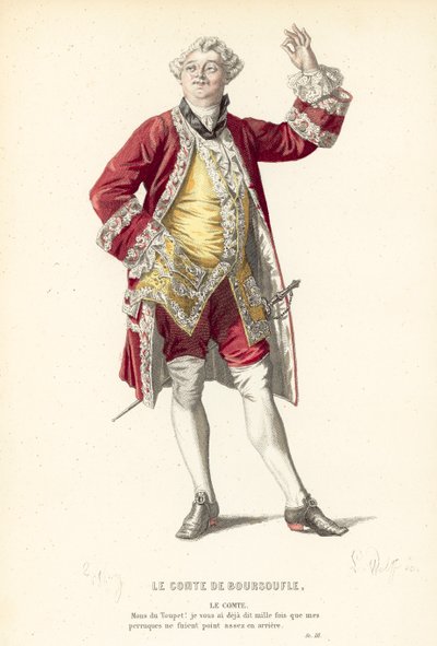 Der Graf von Boursoufle von after Edmond A.F. Geffroy