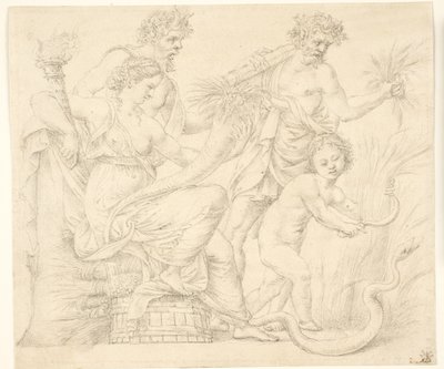 Persephone und Dionysos von after Giulio Romano