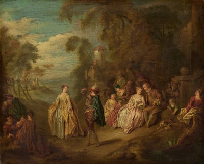 Ländliches Fest von after Jean Baptiste Joseph Pater