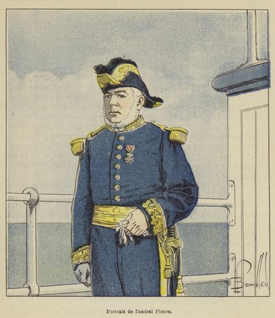 Porträt von Admiral Pierre von after Louis Charles Bombled