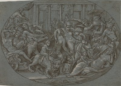 Triumph des Bacchus von after Perino del Vaga