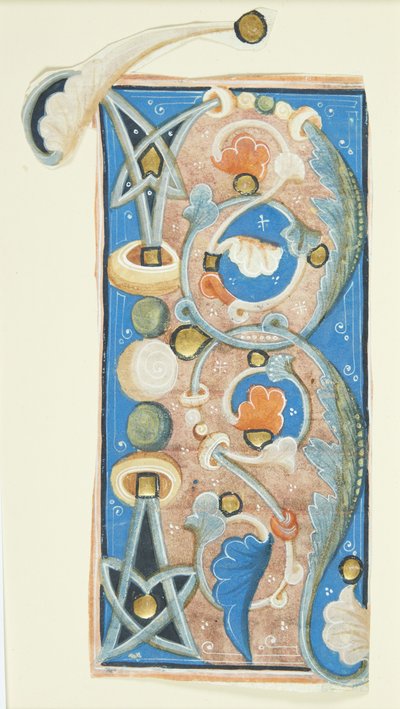 Ornamentierter Initialbuchstabe R. von after Ubekendt