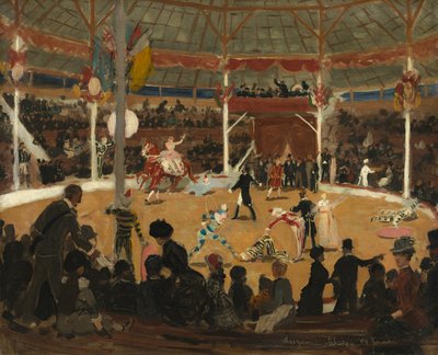 Der Zirkus von attributed to Suzanne Valadon