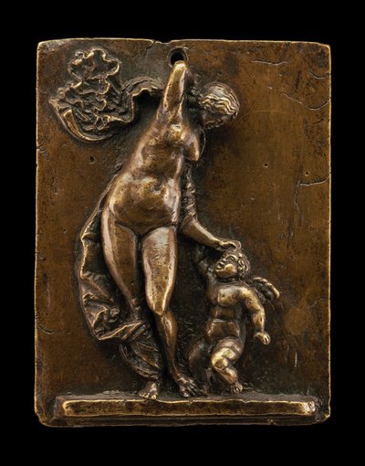 Venus züchtigt Amor von called Riccio Andrea Briosco