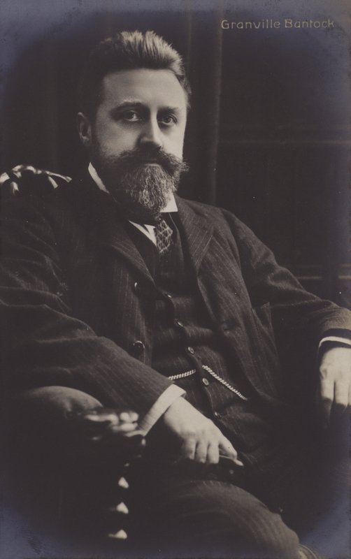 Granville Bantock, britischer Komponist von (after) English photographer